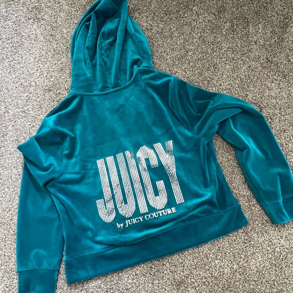 Juicy Couture Teal Hoodie